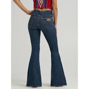 Wrangler Lainey Wilson Women's Pull On Bell Bottom Jeans Dark Wash 112368250
